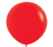 24" Sempertex Fashion Red Latex Balloons | 10 Count