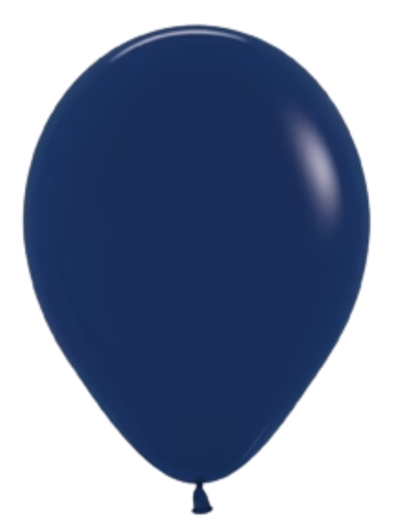 11" Sempertex Fashion Navy Latex Balloons | 100 Count
