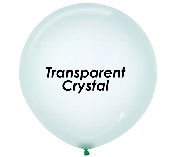 24" Sempertex Crystal Pastel Green Latex Balloons (Discontinued) | 10 Count