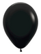 11" Sempertex Deluxe Black Latex Balloons | 100 Count