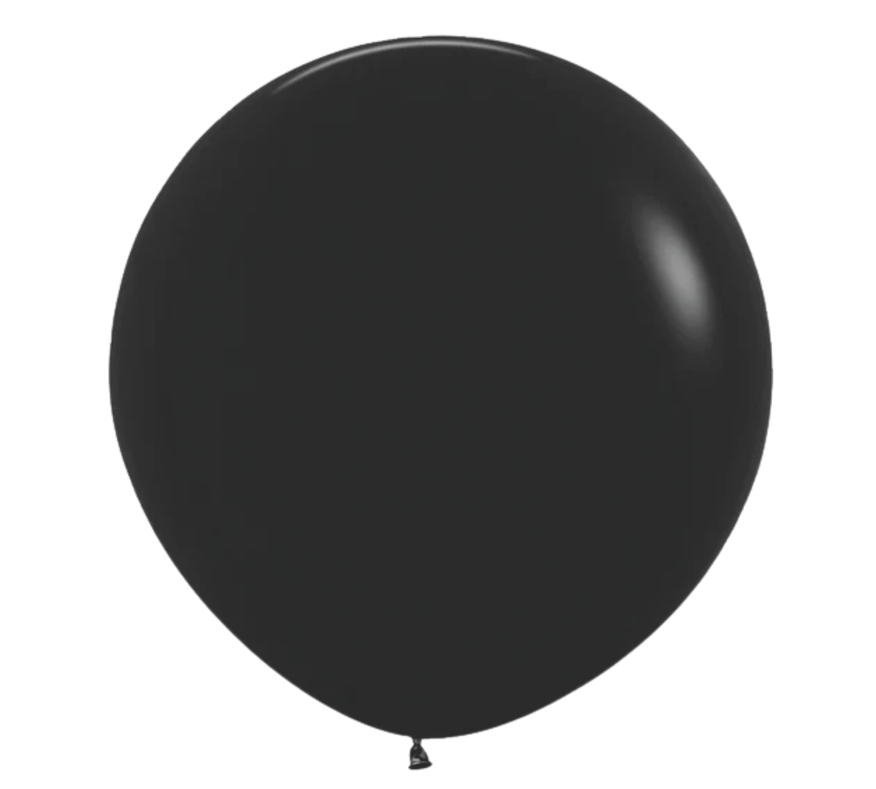 24" Sempertex Deluxe Black Latex Balloons | 10 Count