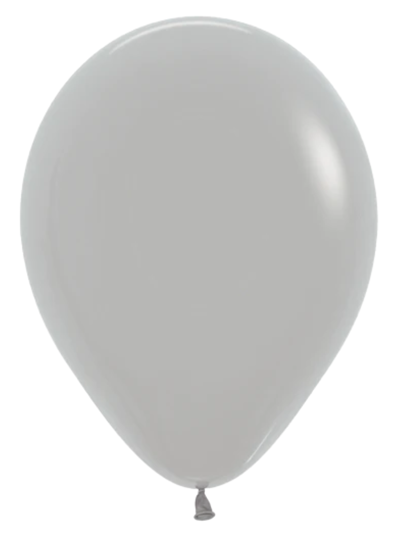 5" Sempertex Deluxe Grey Latex Balloons | 100 Count