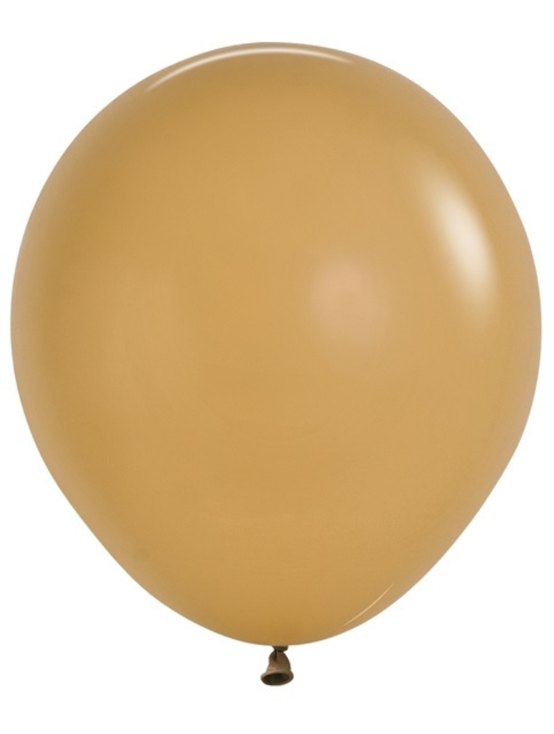 18" Sempertex Deluxe Latte Latex Balloons | 25 Count