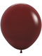 18" Sempertex Deluxe Merlot Latex Balloons | 25 Count