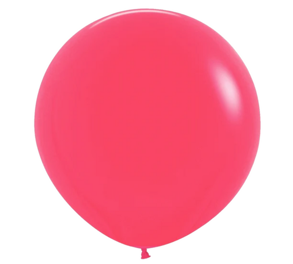 24" Sempertex Deluxe Raspberry Latex Balloons | 10 Count