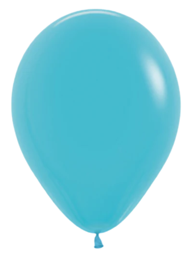 5" Sempertex Deluxe Turquoise Blue Latex Balloons | 100 Count