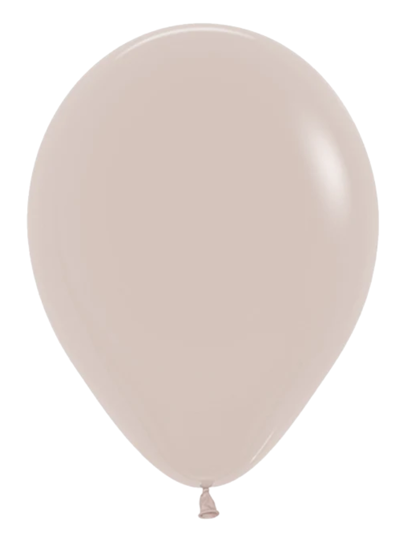 5" Sempertex Deluxe White Sand Latex Balloons | 100 Count