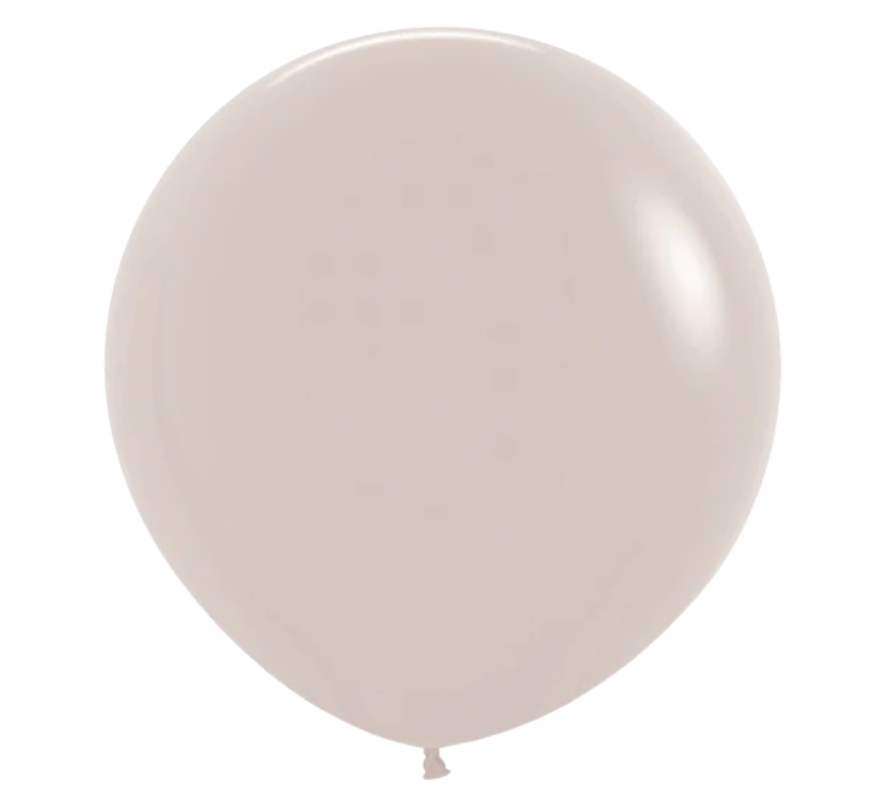 24" Sempertex Deluxe White Sand Latex Balloons | 10 Count