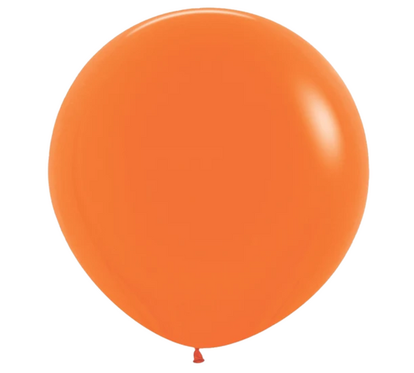 24" Sempertex Fashion Orange Latex Balloons | 10 Count