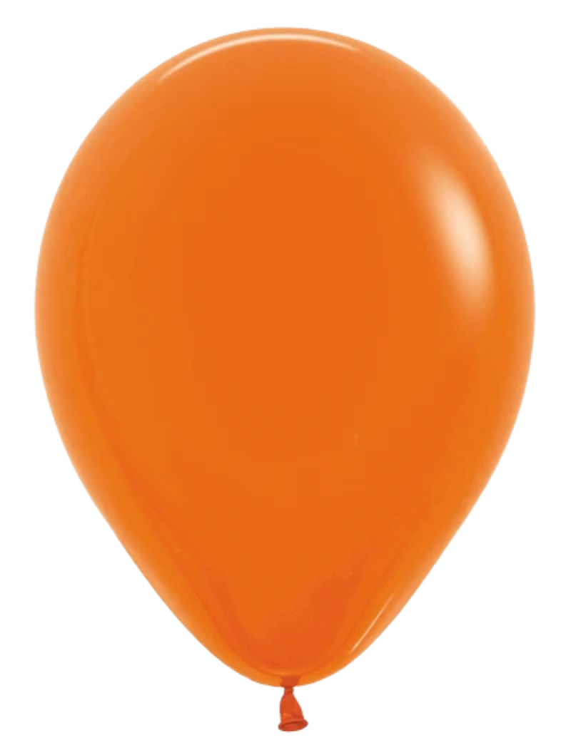 5" Sempertex Fashion Orange Latex Balloons | 100 Count