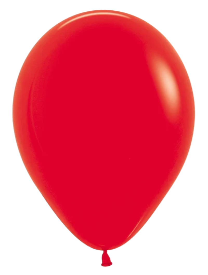 5" Sempertex Fashion Red Latex Balloons | 100 Count