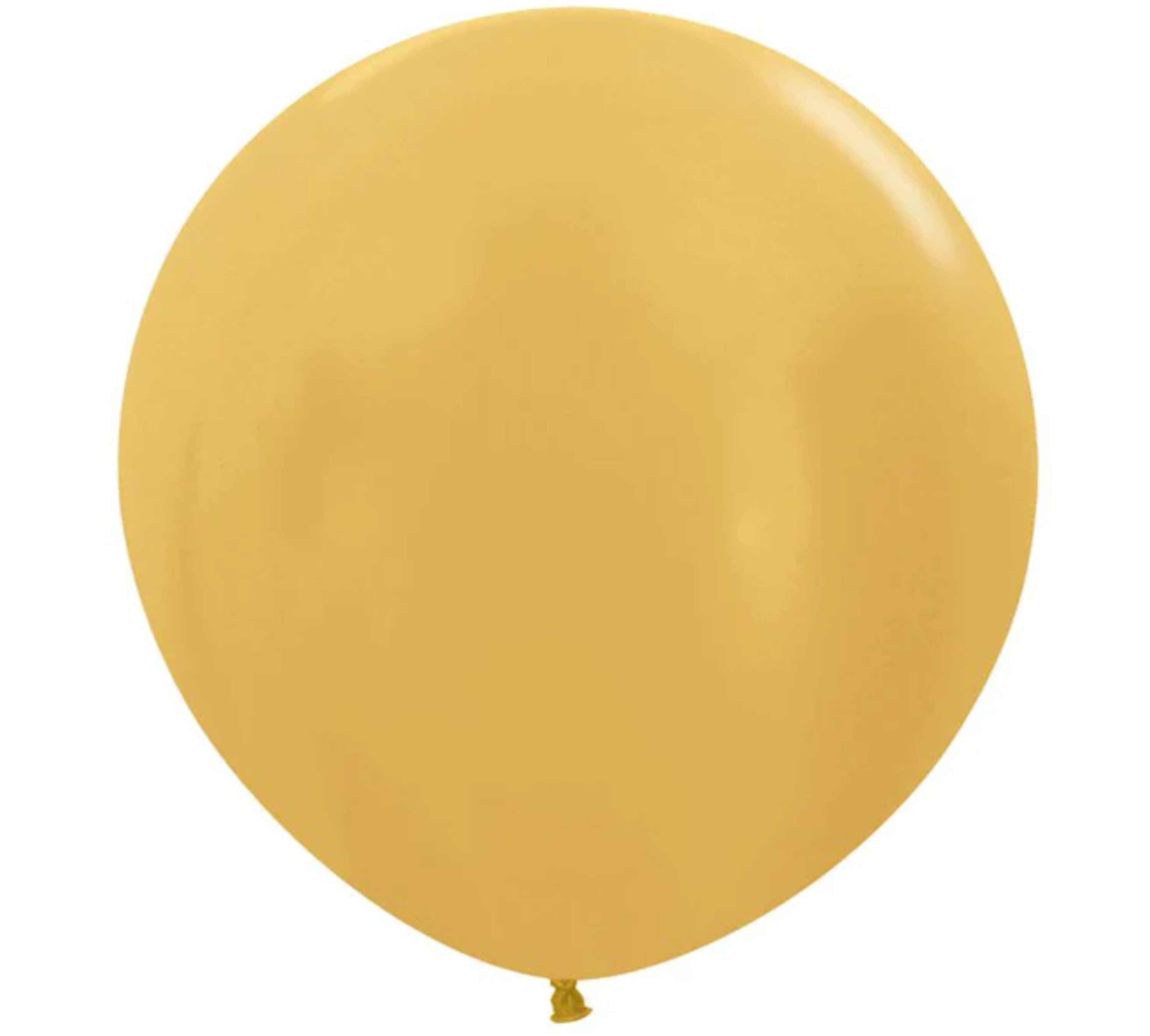 36" Sempertex Metallic Pearlized Gold Latex Balloons - 3 Foot Giant | 2 Count