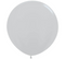 36" Sempertex Metallic Pearlized Silver Latex Balloons - 3 Foot Giant | 2 Count