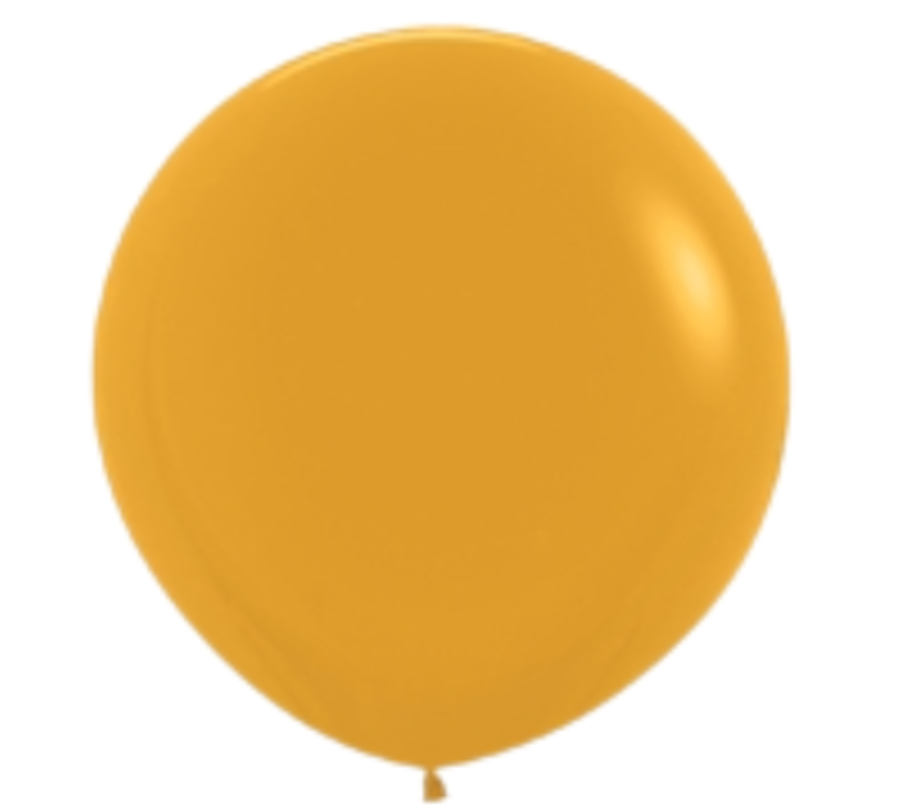 24" Sempertex Deluxe Mustard Latex Balloons | 10 Count