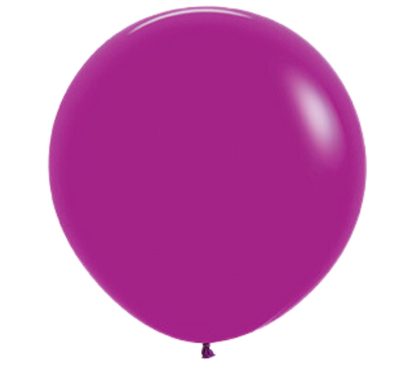 24" Sempertex Deluxe Purple Orchid Latex Balloons | 10 Count