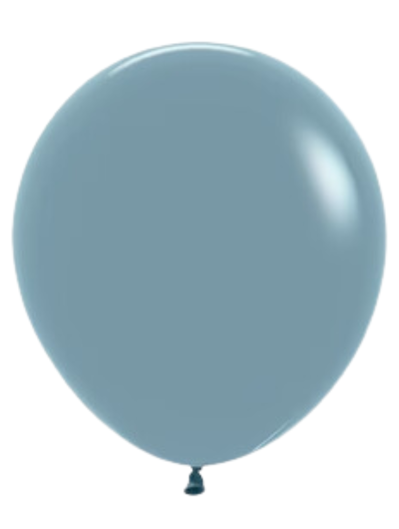 18" Sempertex Pastel Dusk Blue Latex Balloons | 25 Count