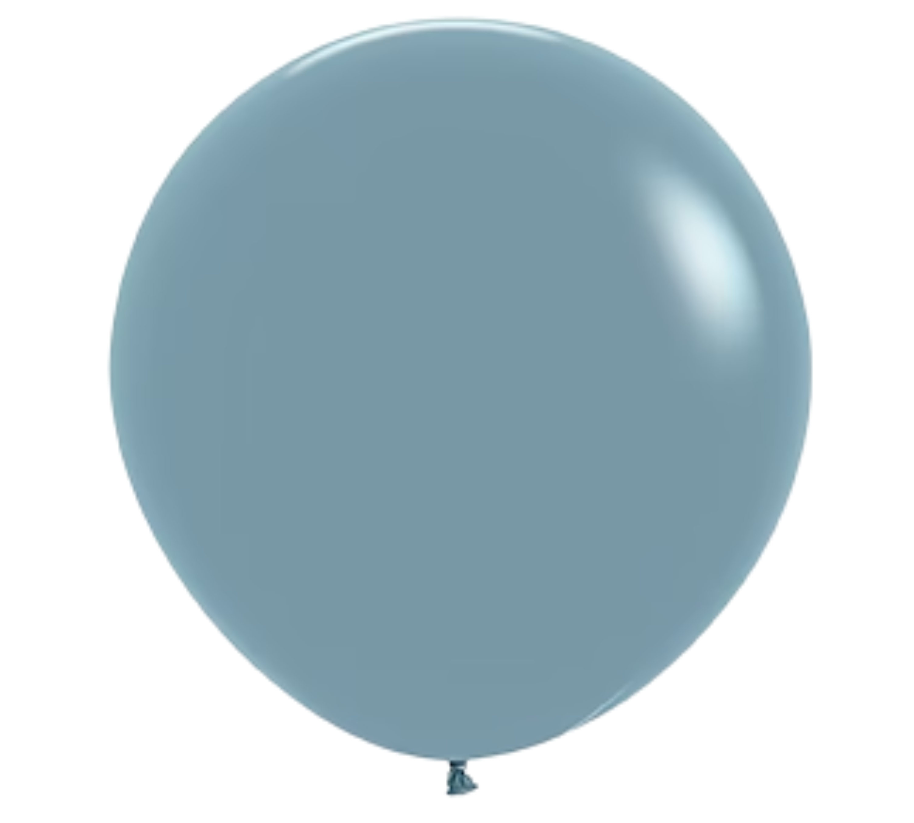 24" Sempertex Pastel Dusk Blue Latex Balloons | 10 Count