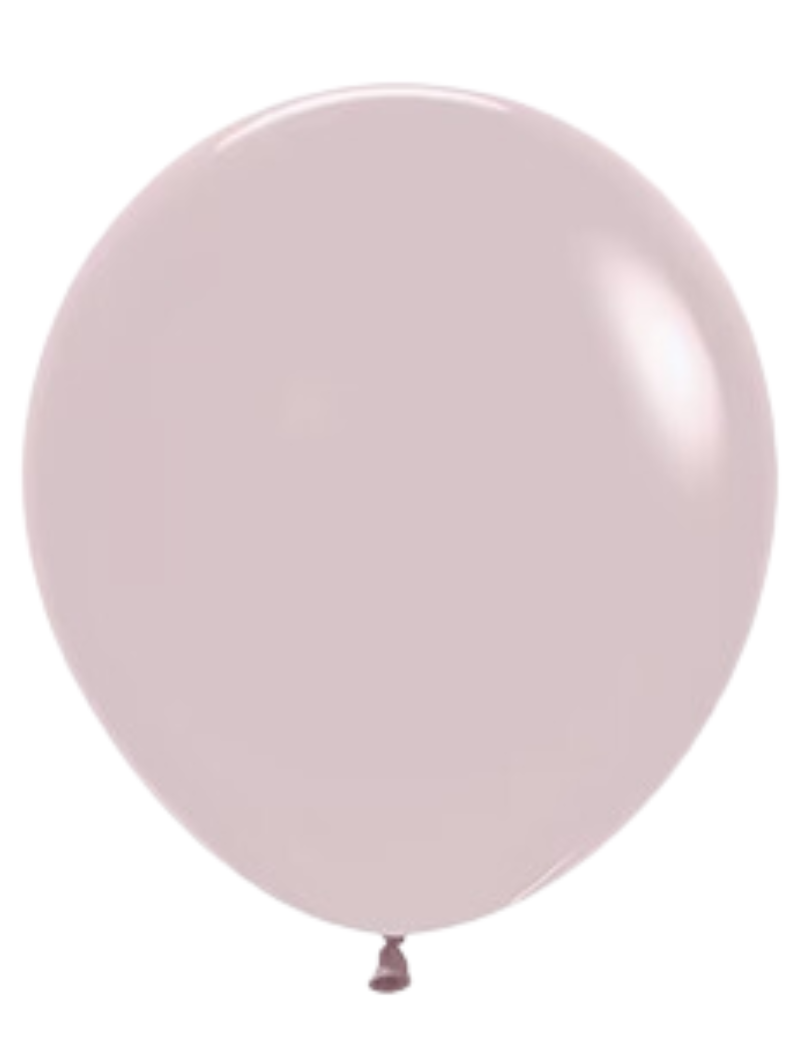 18" Sempertex Pastel Dusk Rose Latex Balloons | 25 Count