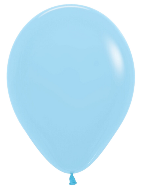 11" Sempertex Pastel Matte Blue Latex Balloons | 100 Count