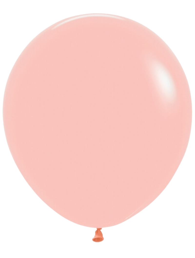 18" Sempertex Pastel Matte Melon Latex Balloons | 25 Count