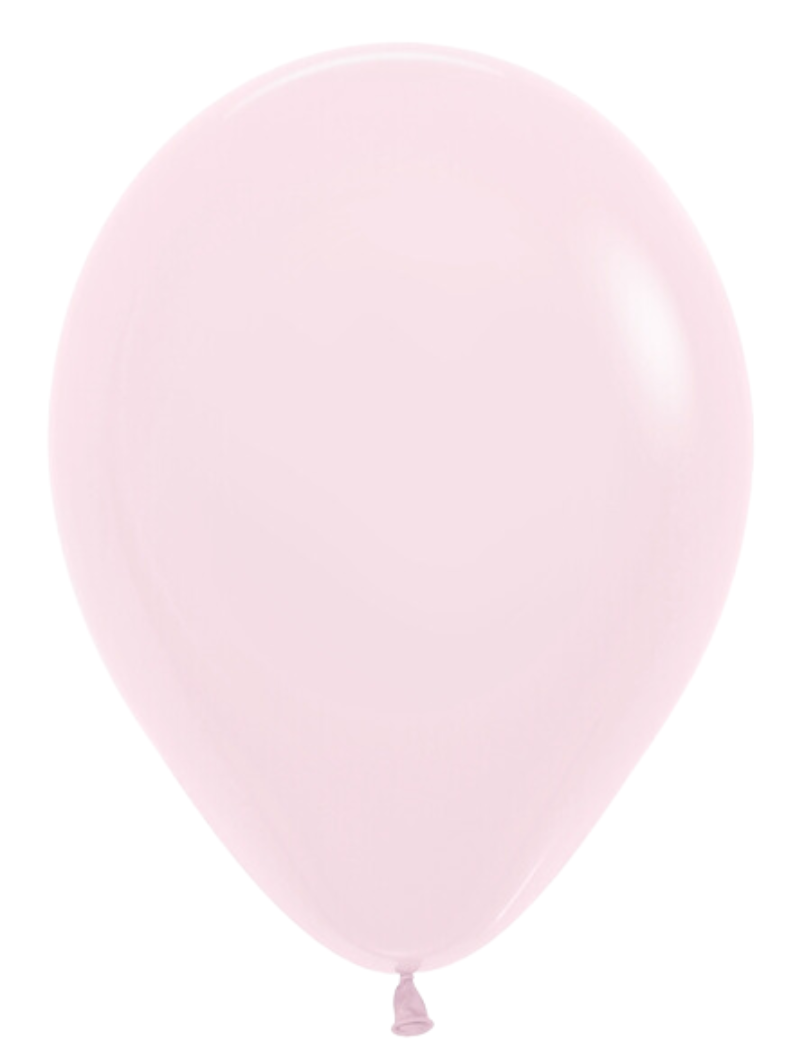 11" Sempertex Pastel Matte Pink Latex Balloons | 100 Count