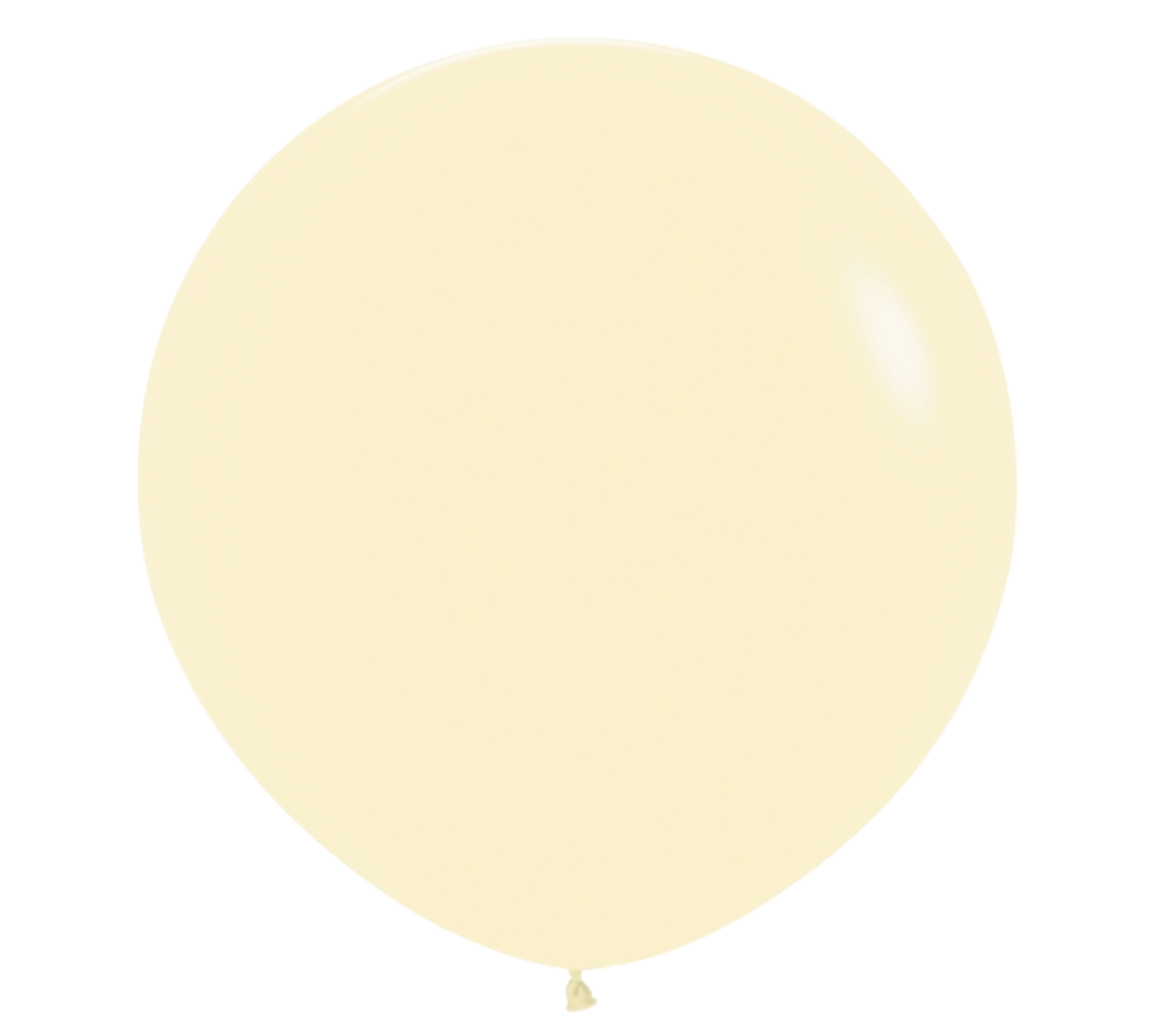 24" Sempertex Pastel Matte Yellow Latex Balloons | 10 Count