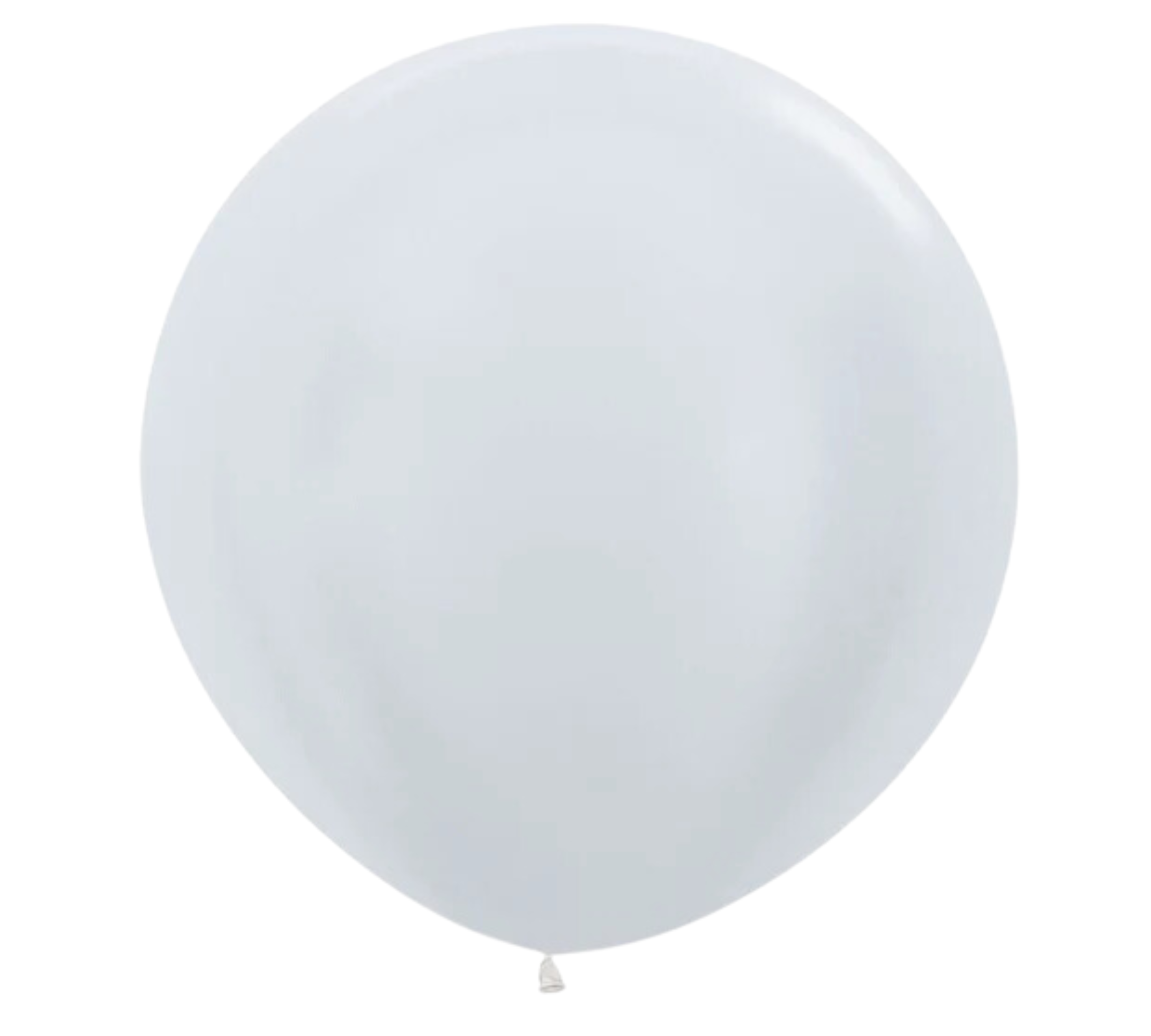 24" Sempertex Satin Pearl White Latex Balloons | 10 Count