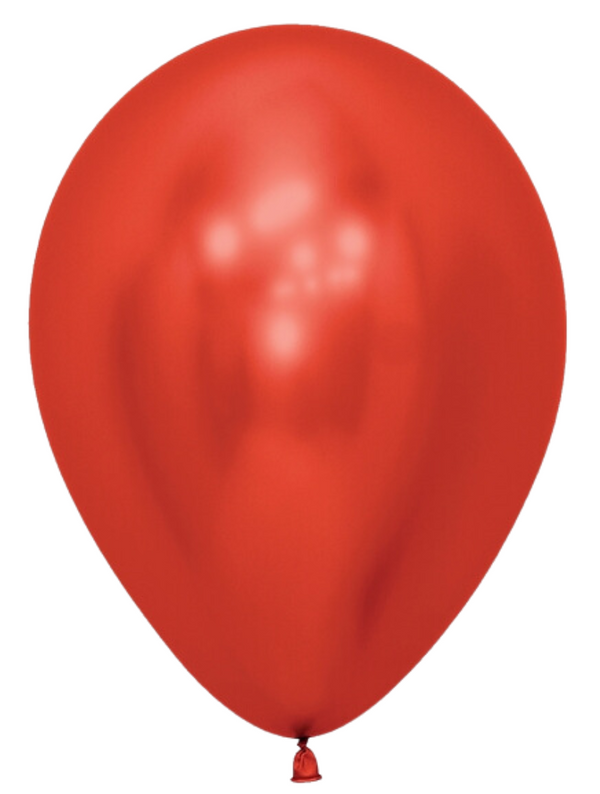 5" Sempertex Reflex Crystal Red Latex Balloons | 100 Count
