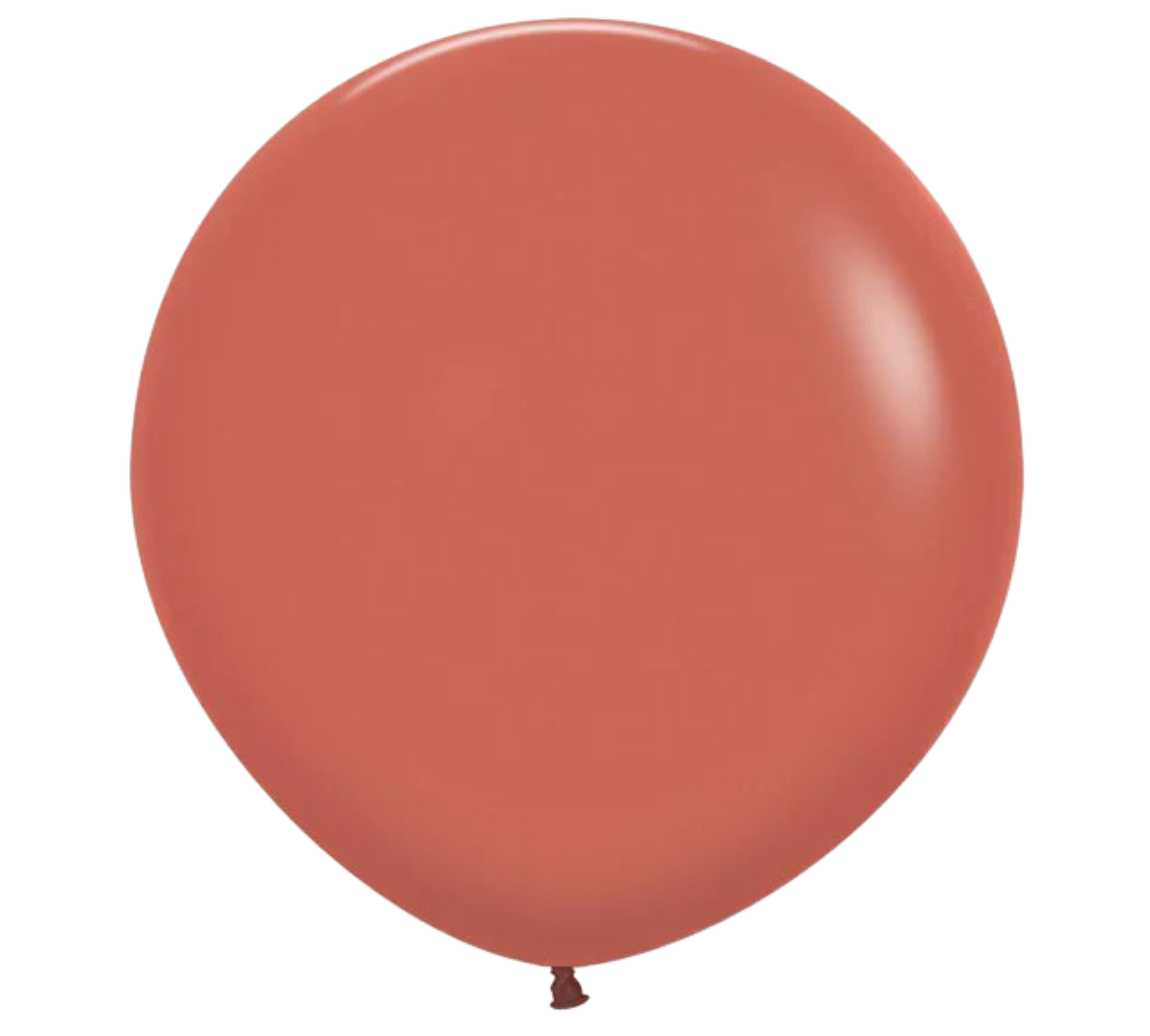 24" Sempertex Deluxe Terracotta Latex Balloons | 10 Count