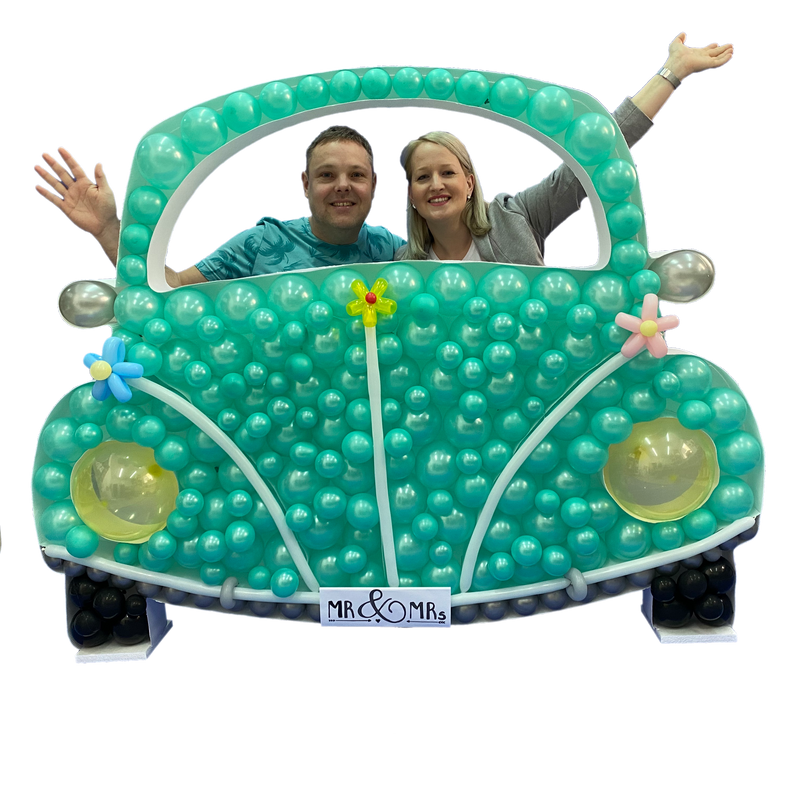 49" DIY Beetle Mosaic Balloon Frame | Balloons Not Included