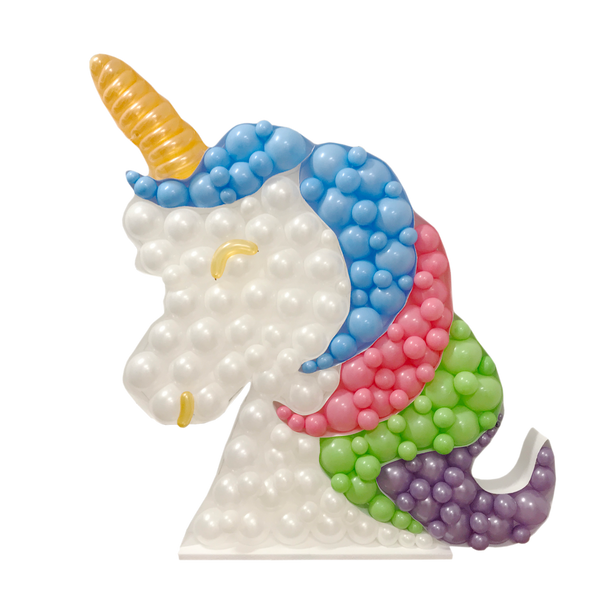 47" DIY Unicorn Mosaic Balloon Frame | Balloons Not Included