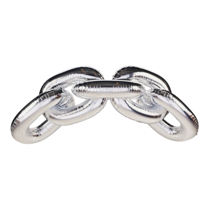 14" Betallic Silver Number Megaloons Jr. Foil Air-Fill Balloon | Numbers 0-9