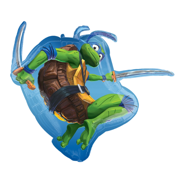 32" Anagram Teenage Mutant Ninja Turtles Leonardo Super Shape Foil Balloon | 1 Count