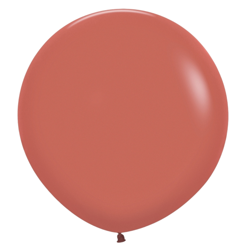 24" Sempertex Deluxe Terracotta Latex Balloons | 10 Count