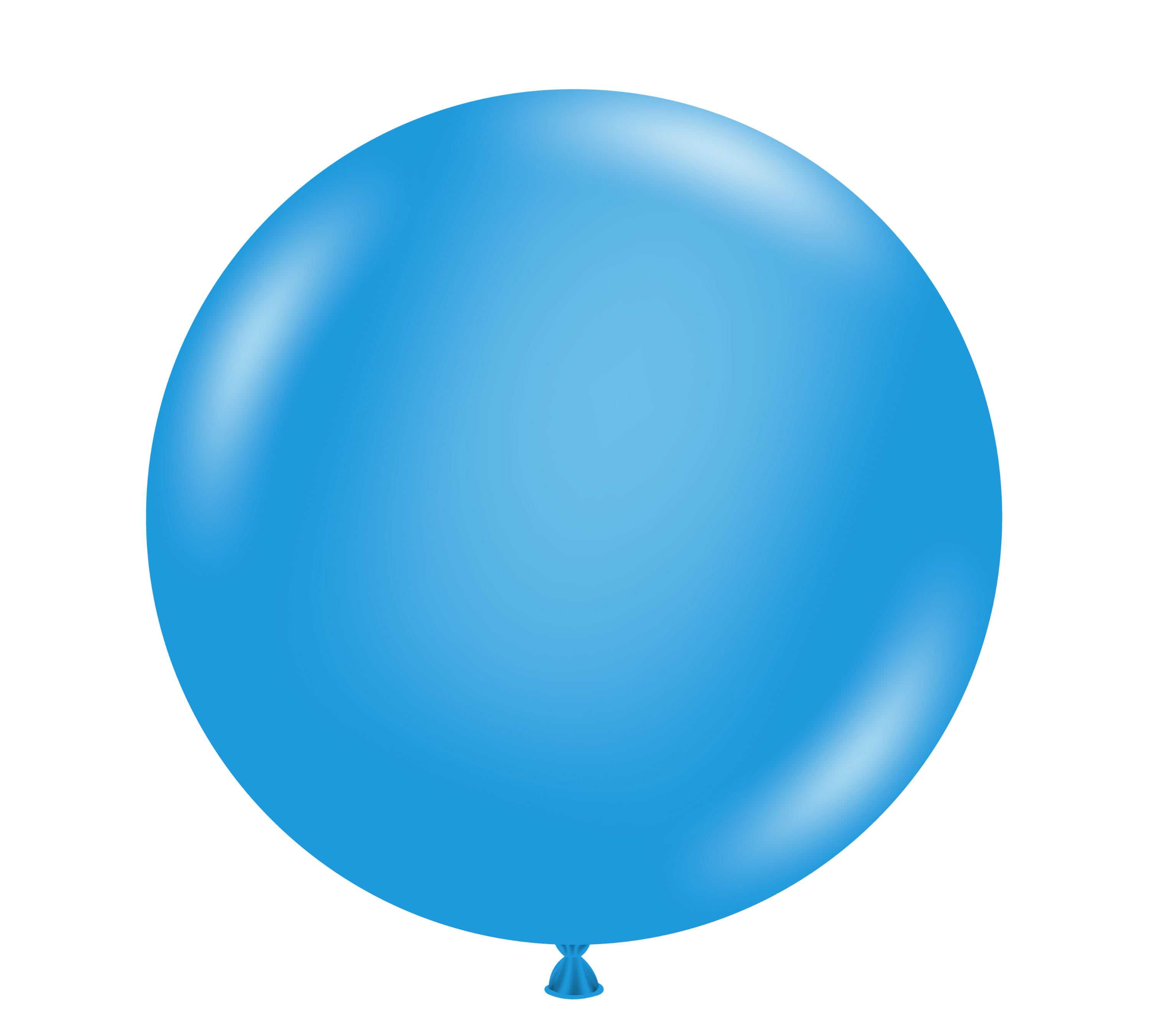 36" TUFTEX Blue Latex Balloons - 3 Foot Giant | 2 Count