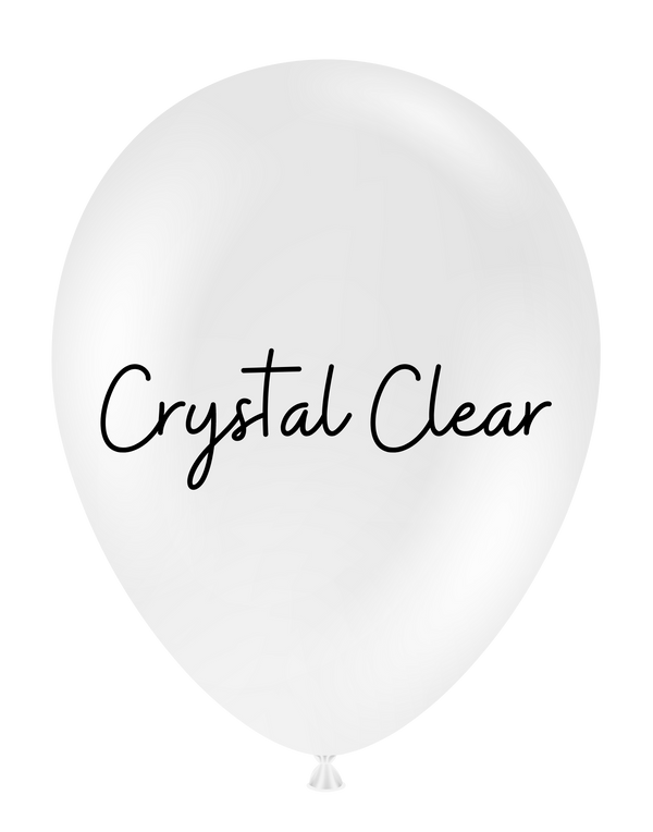 11" TUFTEX Crystal Clear Latex Balloons | 100 Count