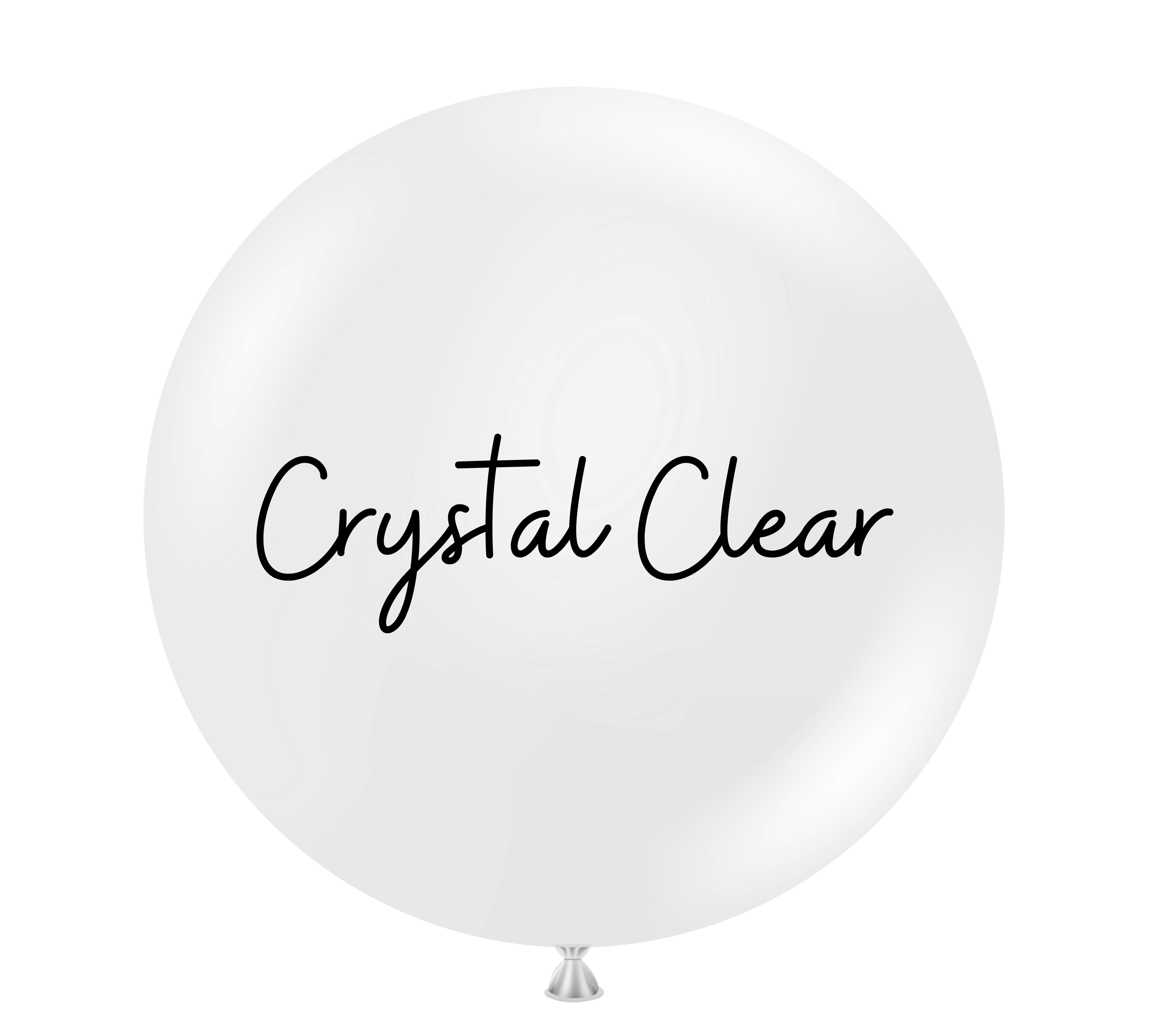 24" TUFTEX Crystal Clear Latex Balloons | 25 Count