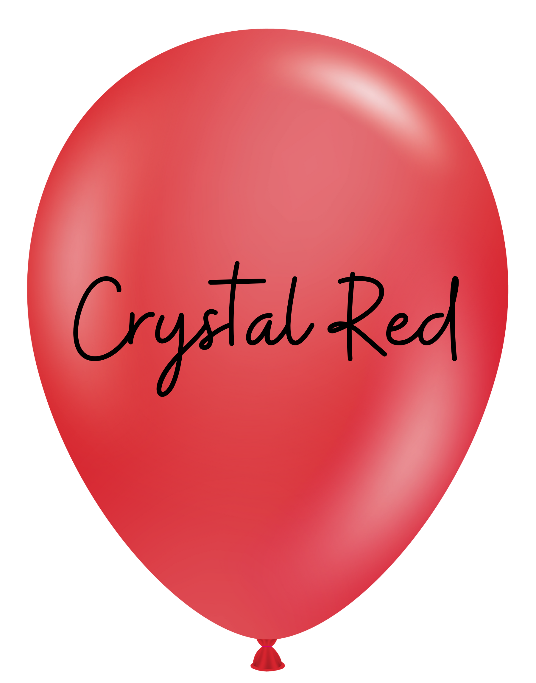 11" TUFTEX Crystal Red Latex Balloons (Discontinued) | 100 Count