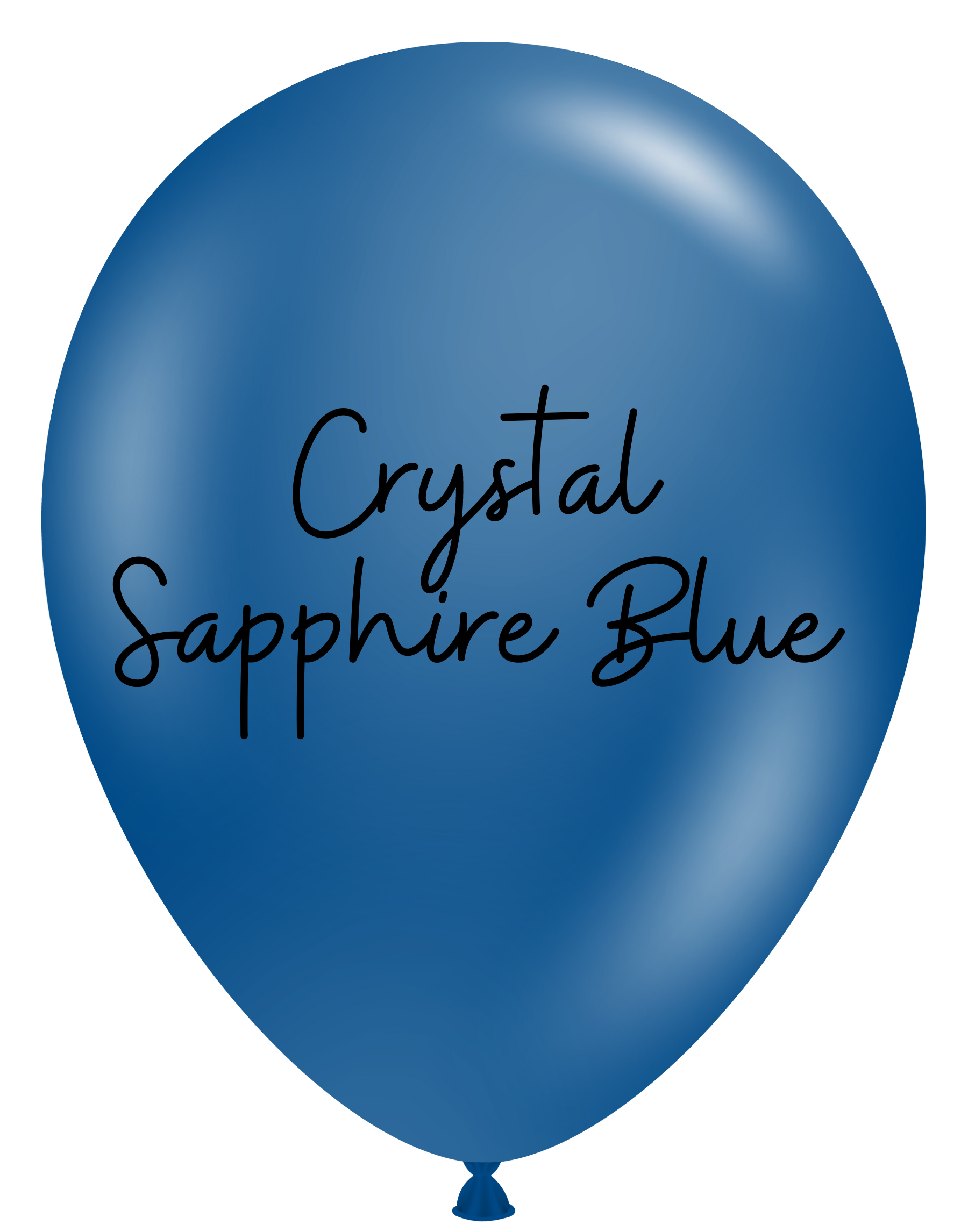 11" TUFTEX Crystal Sapphire Blue Latex Balloons (Discontinued) | 100 Count