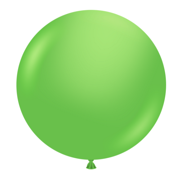 24" TUFTEX Lime Green Latex Balloons | 25 Count