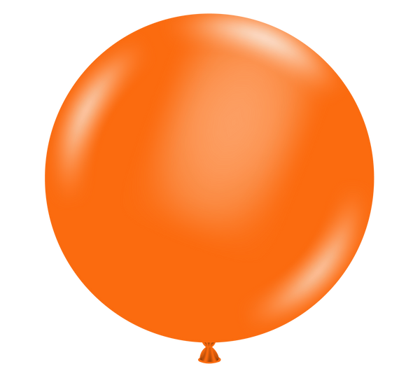 36" TUFTEX Orange Latex Balloons - 3 Foot Giant | 2 Count