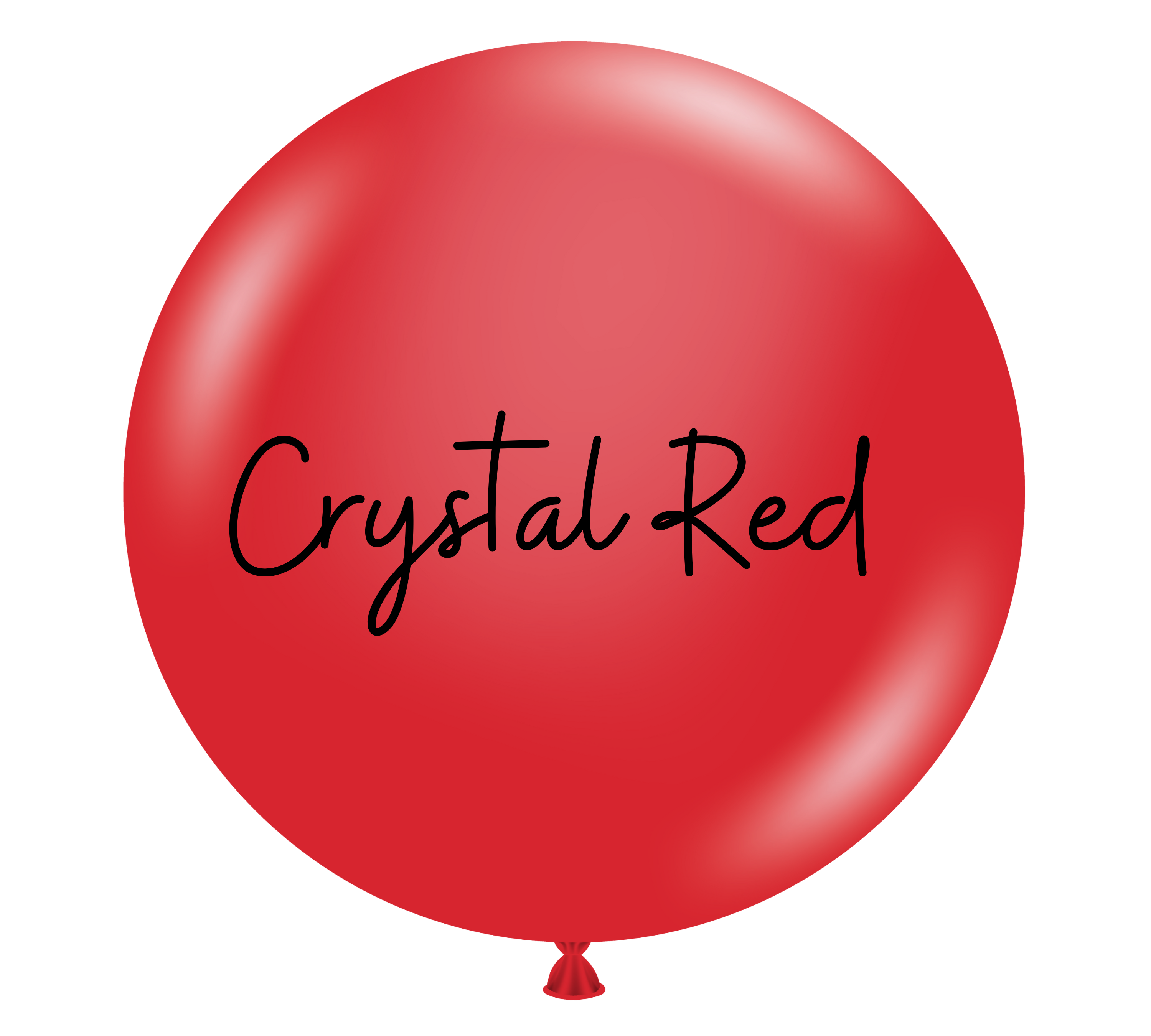 36" TUFTEX Crystal Red Latex Balloons (Discontinued) - 3 Foot Giant | 2 Count