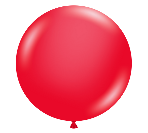 36" TUFTEX Red Latex Balloons - 3 Foot Giant | 2 Count