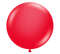 36" TUFTEX Red Latex Balloons - 3 Foot Giant | 2 Count