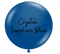 24" TUFTEX Crystal Sapphire Blue Latex Balloons (Discontinued) | 25 Count