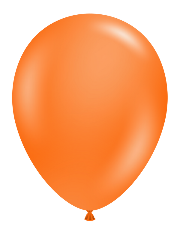 11" TUFTEX Orange Latex Balloons | 100 Count