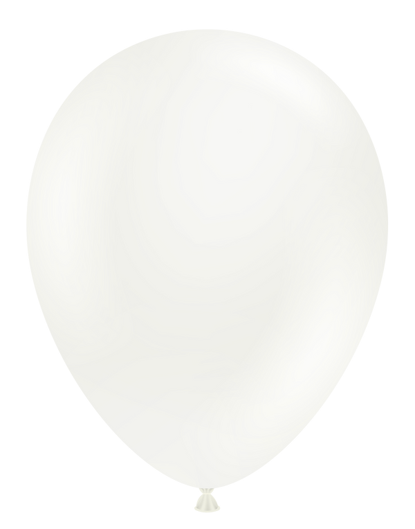 11" TUFTEX White Latex Balloons | 100 Count