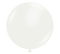36" TUFTEX White Latex Balloons - 3 Foot Giant | 2 Count