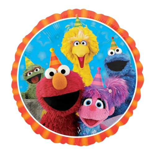 18" Sesame Street Fun Foil Balloon | Buy 5 Or More Save 20%