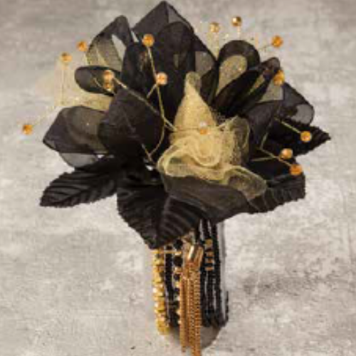 Quintet - Wired Rhinestone Floral Accessories | 12 Count